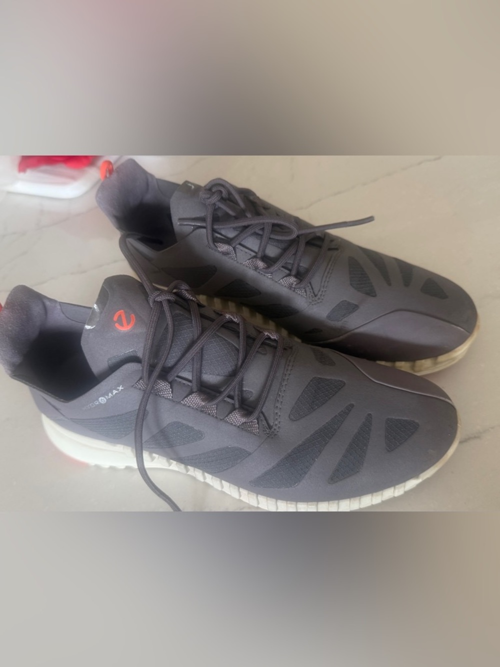 Ecco Women’s Zipflex Gray Gravity Sneaker Shoes Size 39